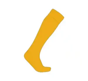 Plain Gold Football Socks